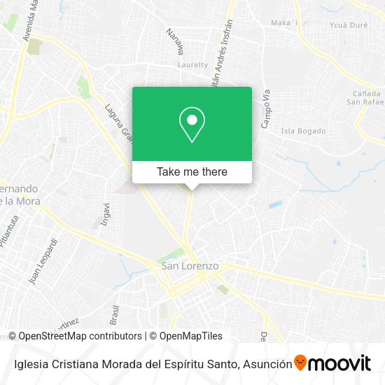 Iglesia Cristiana Morada del Espíritu Santo map