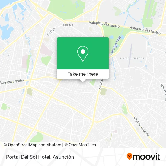 Portal Del Sol Hotel map