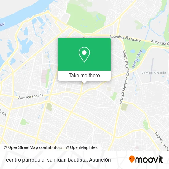 centro parroquial san juan bautista map