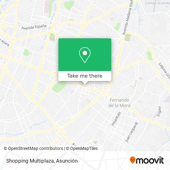 Shopping Multiplaza map