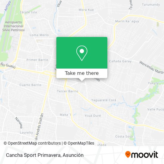 Cancha Sport Primavera map