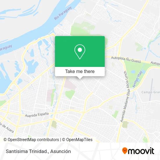 Santísima Trinidad. map