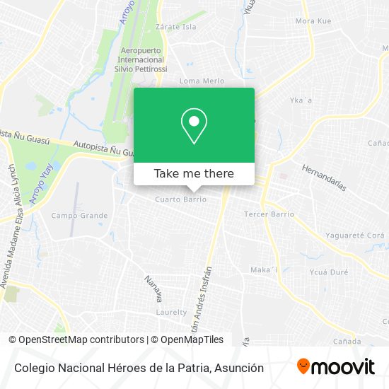 Colegio Nacional Héroes de la Patria map