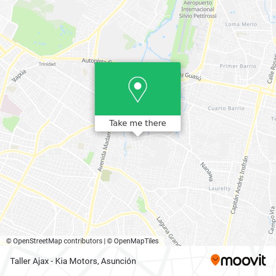 Mapa de Taller Ajax - Kia Motors