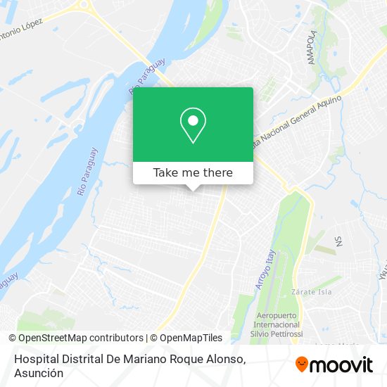 Hospital Distrital De Mariano Roque Alonso map