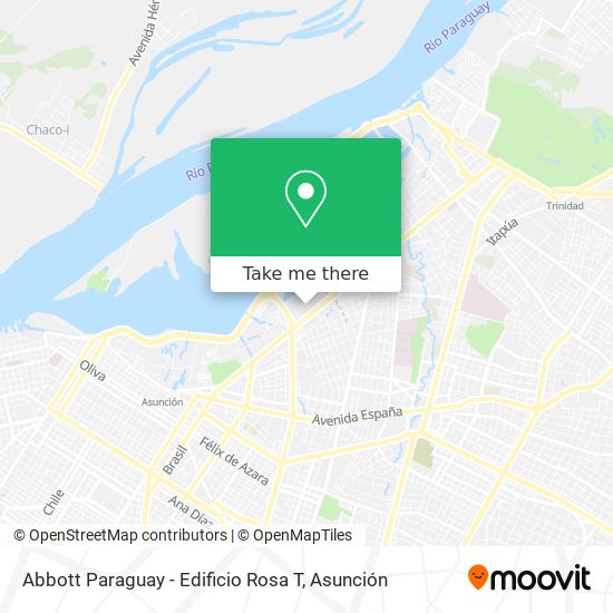 Abbott Paraguay - Edificio Rosa T map