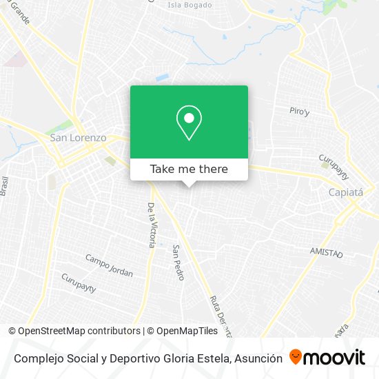 Complejo Social y Deportivo  Gloria Estela map
