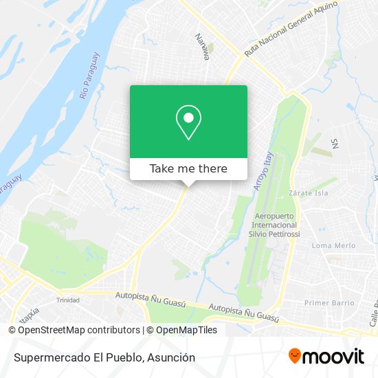 Mapa de Supermercado El Pueblo