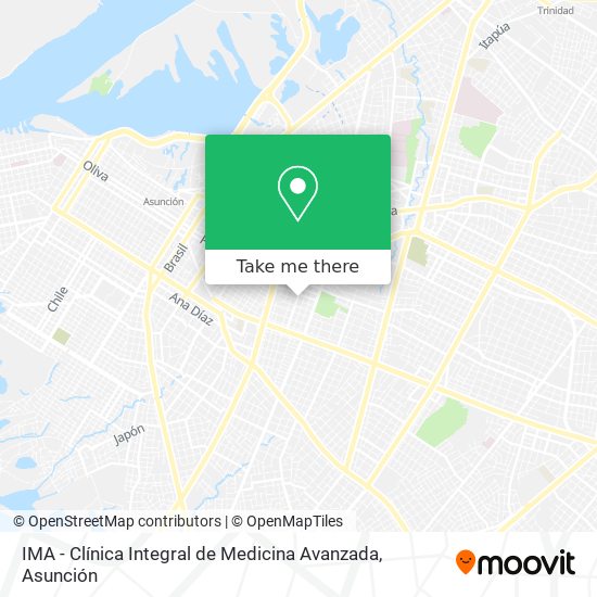 IMA - Clínica Integral de Medicina Avanzada map