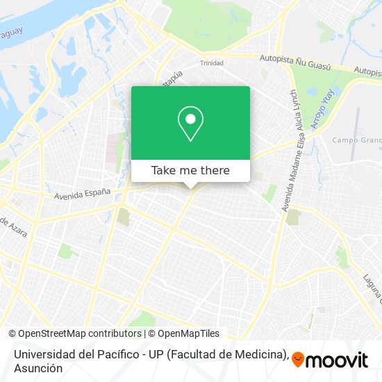 Universidad del Pacífico - UP (Facultad de Medicina) map