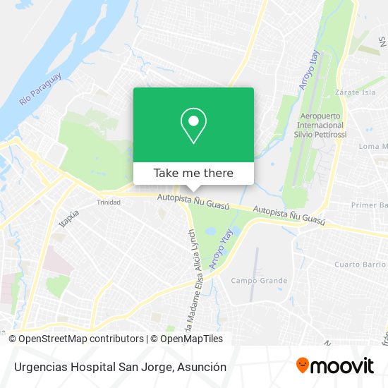 Mapa de Urgencias Hospital San Jorge