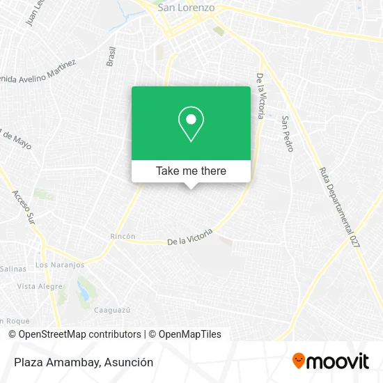 Plaza Amambay map