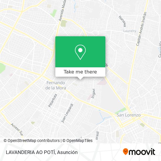 LAVANDERIA AO POTÎ map