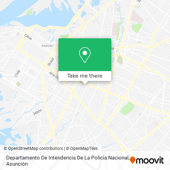 Mapa de Departamento De Intendencia De La Policia Nacional