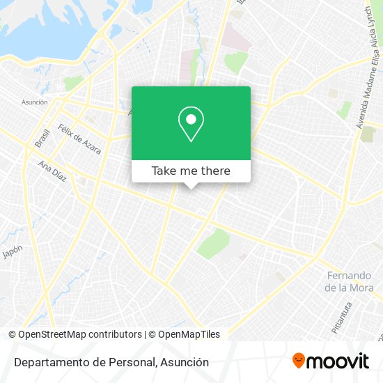 Mapa de Departamento de Personal