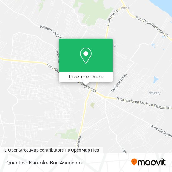 Mapa de Quantico Karaoke Bar