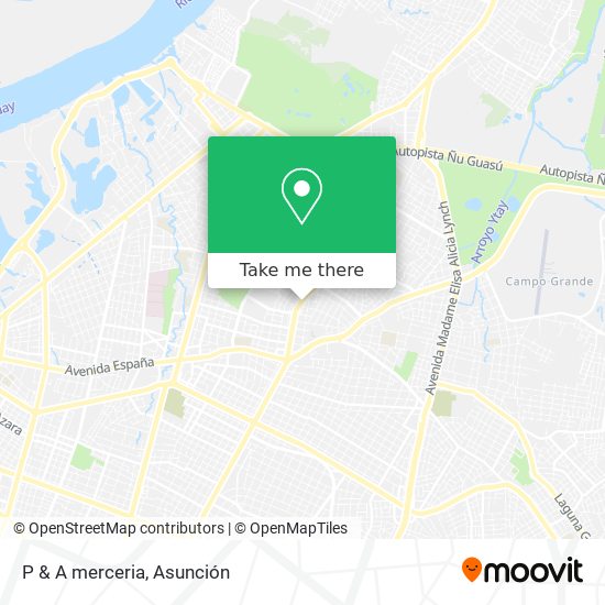 Mapa de P & A merceria