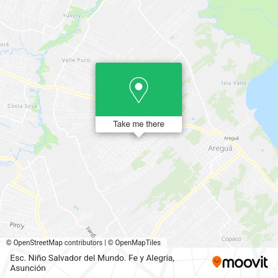 Mapa de Esc. Niño Salvador del Mundo. Fe y Alegria