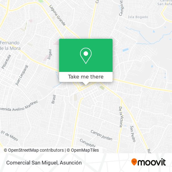 Comercial San Miguel map