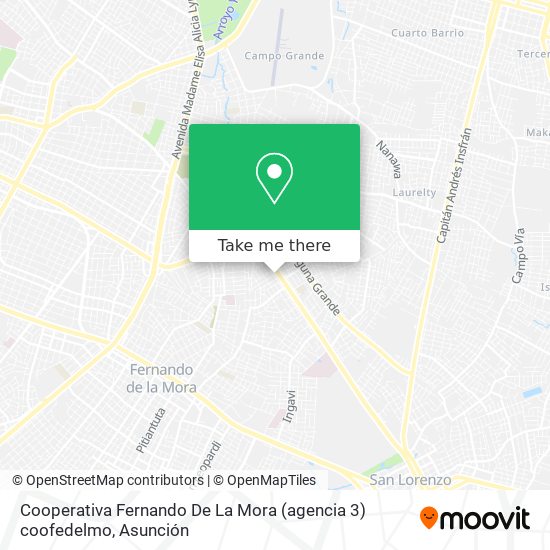 Cooperativa Fernando De La Mora (agencia 3) coofedelmo map