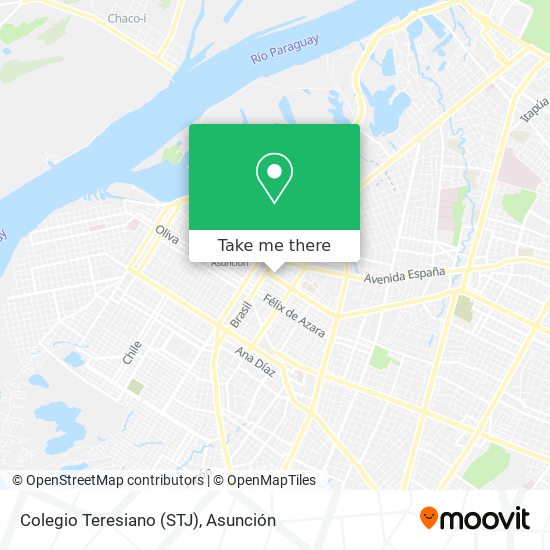 Mapa de Colegio Teresiano (STJ)