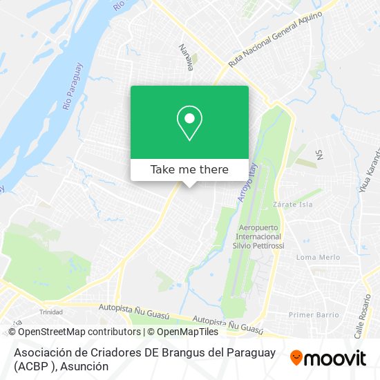 Asociación de Criadores DE Brangus del Paraguay (ACBP ) map