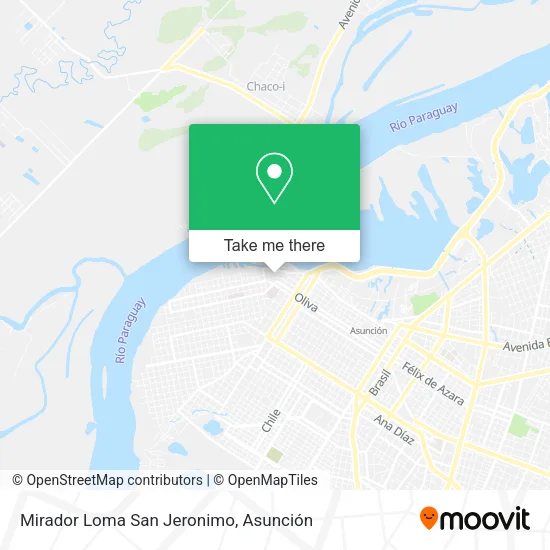 Mirador Loma San Jeronimo map