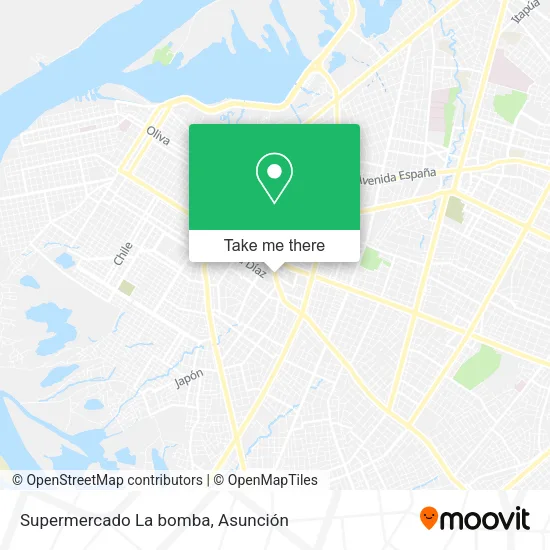 Supermercado La bomba map