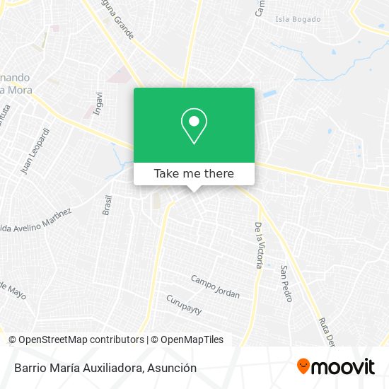 Barrio María Auxiliadora map