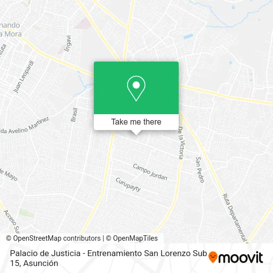 Palacio de Justicia - Entrenamiento San Lorenzo Sub 15 map