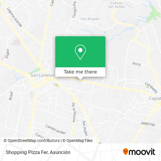 Shopping Pizza Fer map