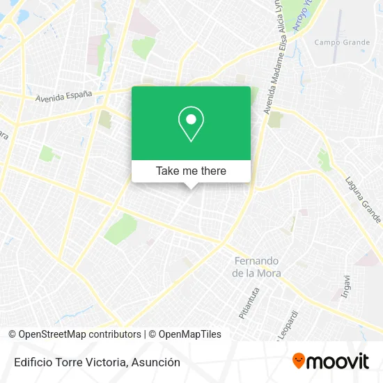 Mapa de Edificio Torre Victoria