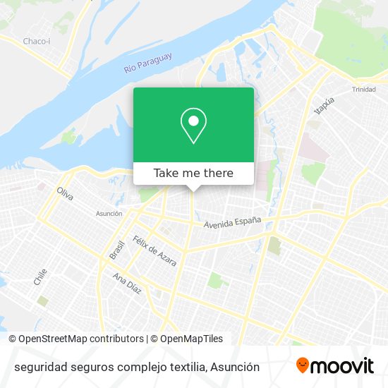 Mapa de seguridad seguros complejo textilia