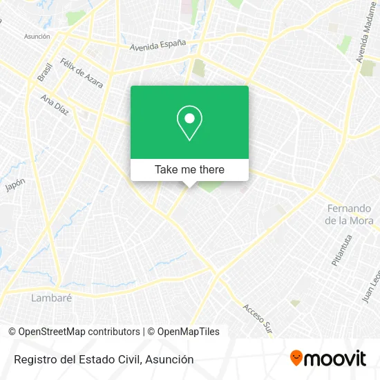 Registro del Estado Civil map