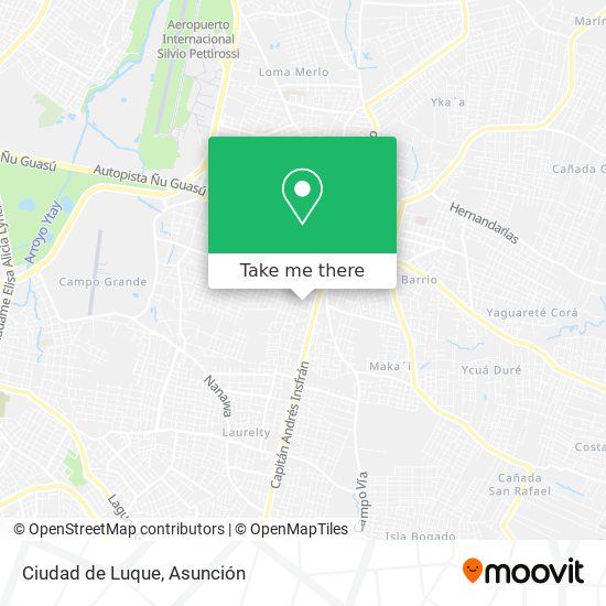 Mapa de Ciudad de Luque