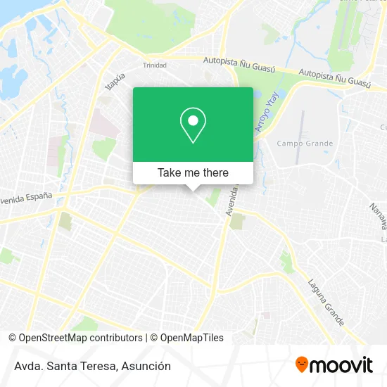 Avda. Santa Teresa map