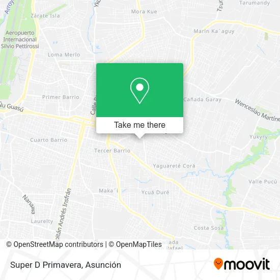 Mapa de Super D Primavera