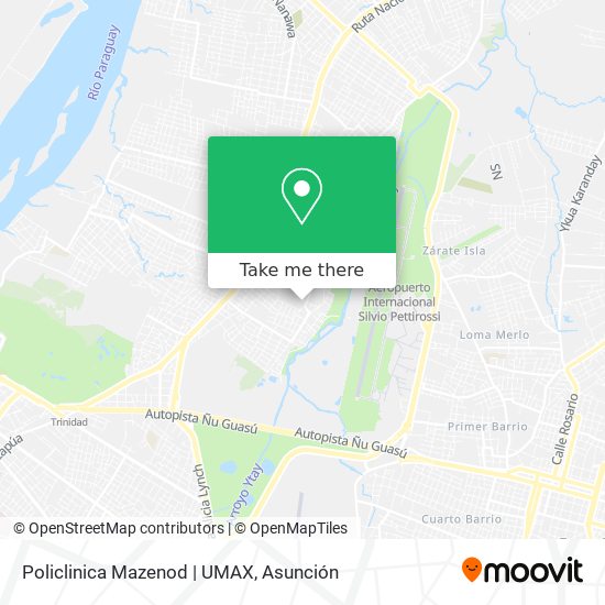 Policlinica Mazenod | UMAX map
