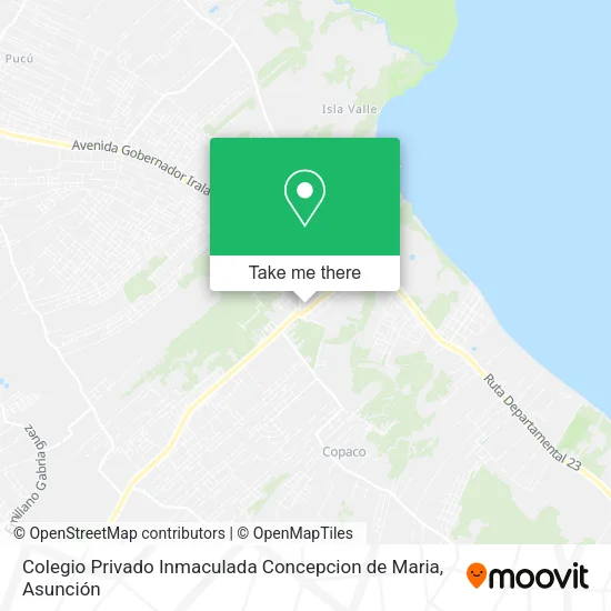 Mapa de Colegio Privado Inmaculada Concepcion de Maria
