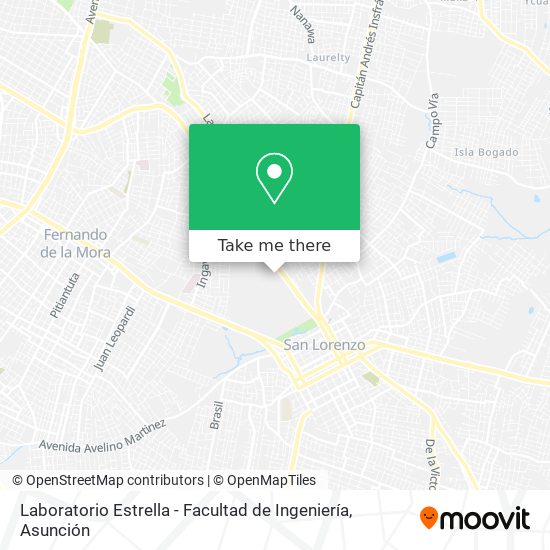 Mapa de Laboratorio Estrella - Facultad de Ingeniería