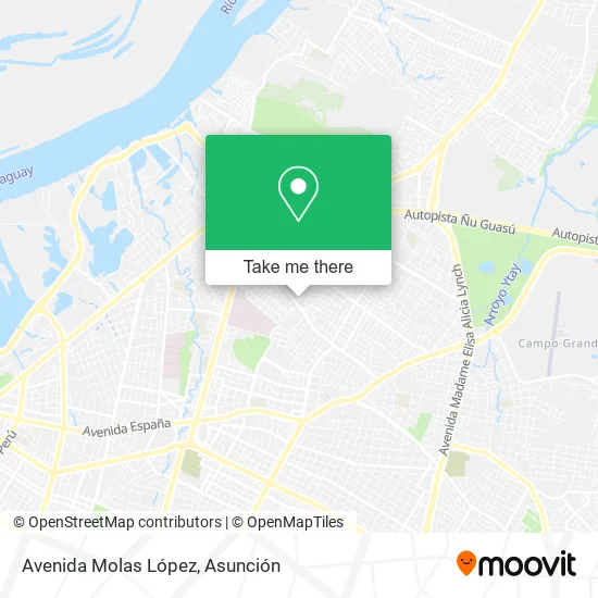 Avenida Molas López map