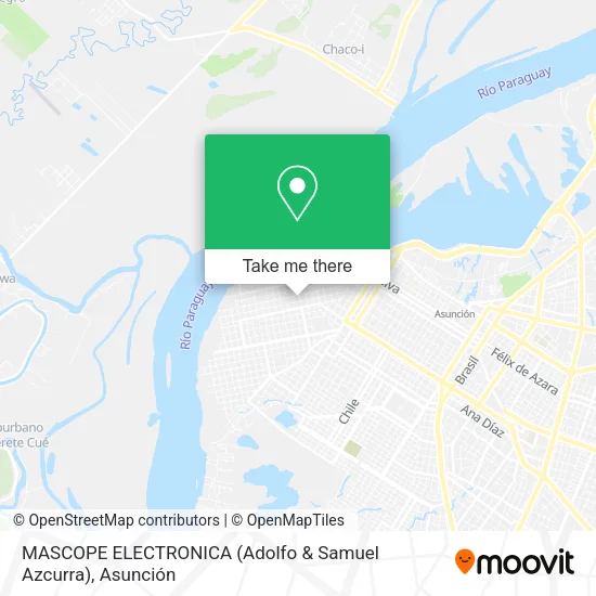 Mapa de MASCOPE ELECTRONICA (Adolfo & Samuel Azcurra)