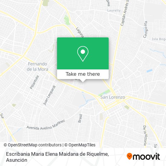 Escribania Maria Elena Maidana de Riquelme map