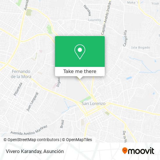 Mapa de Vivero Karanday
