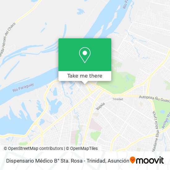 Dispensario Médico  B° Sta. Rosa - Trinidad map