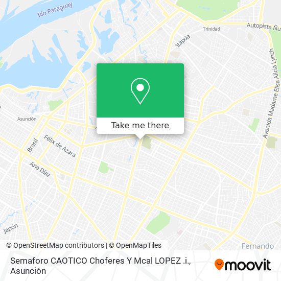 Mapa de Semaforo CAOTICO Choferes Y Mcal LOPEZ .i.