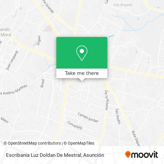 Mapa de Escribania Luz Doldan De Mestral
