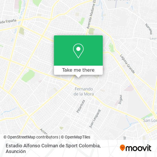 Estadio Alfonso Colman de Sport Colombia map