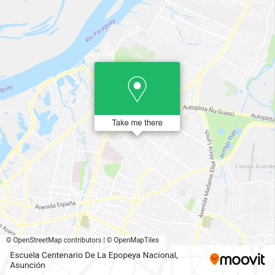 Escuela Centenario De La Epopeya Nacional map