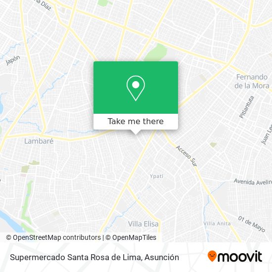 Supermercado Santa Rosa de Lima map